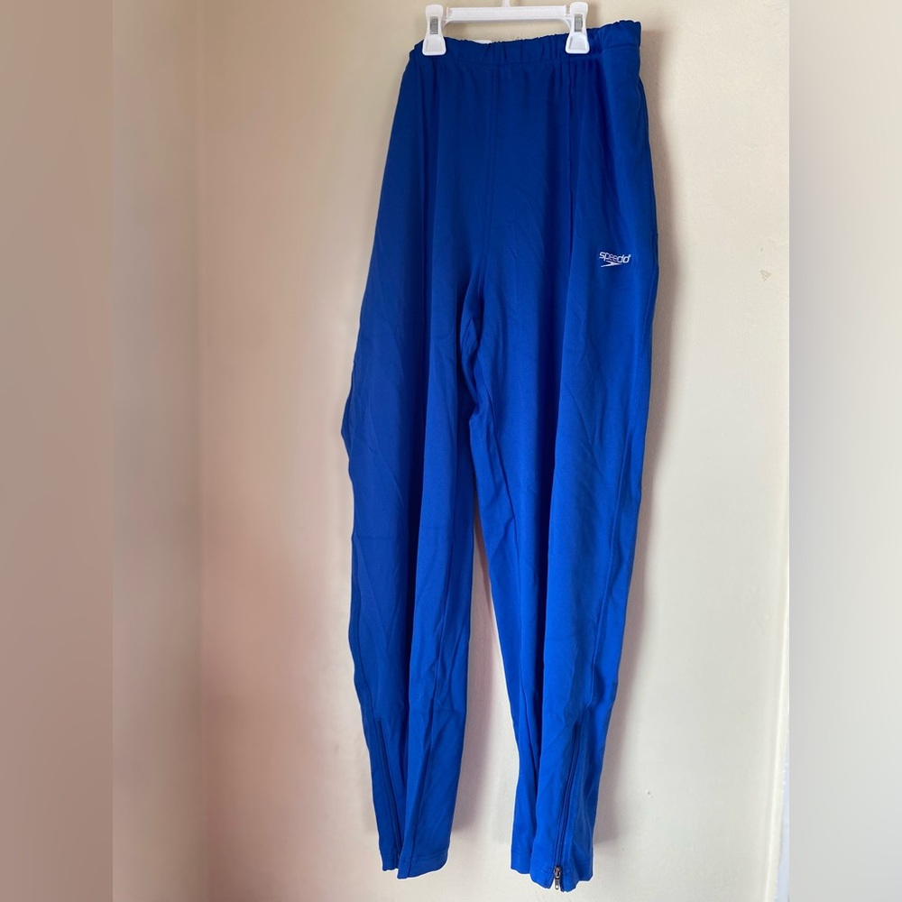 m speedo track pants zipper bottoms